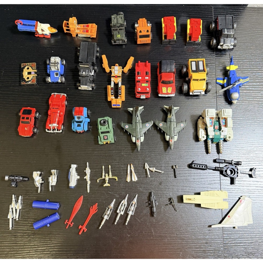 Vintage 1980s Transformers GoBots Rare Robots Weapons Accessories Mixed Lot